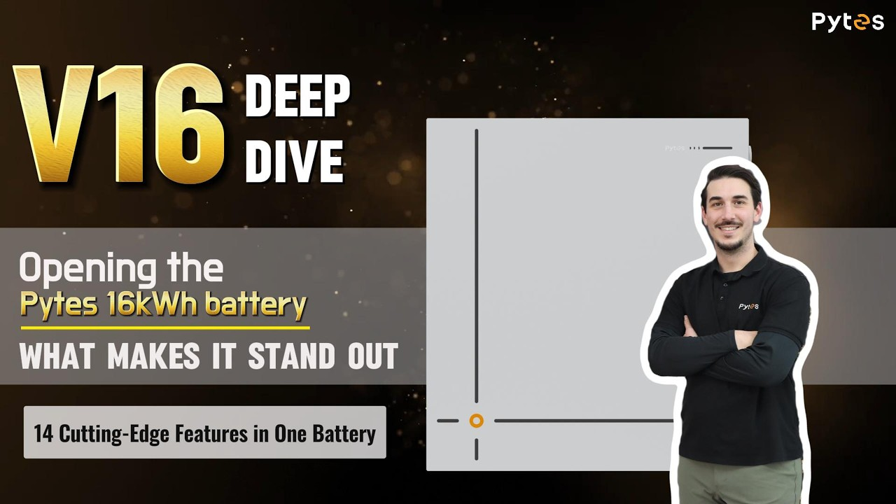 Interior de la bater&iacute;a de litio para exteriores Pytes V16 | 16 kWh 48 V