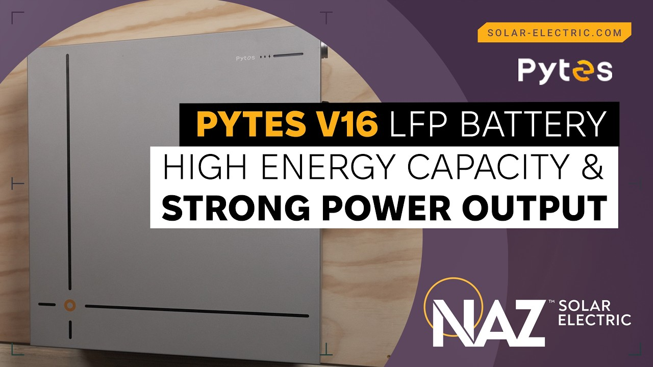 Bater&iacute;a de litio Pytes V16 | Soluci&oacute;n de almacenamiento de energ&iacute;a de alto rendimiento de 48 V